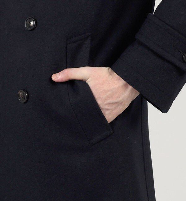 TOMORROWLAND MENS「ウールカシミヤ ダブルブレステッド 6B Pコート」|ピーコート|