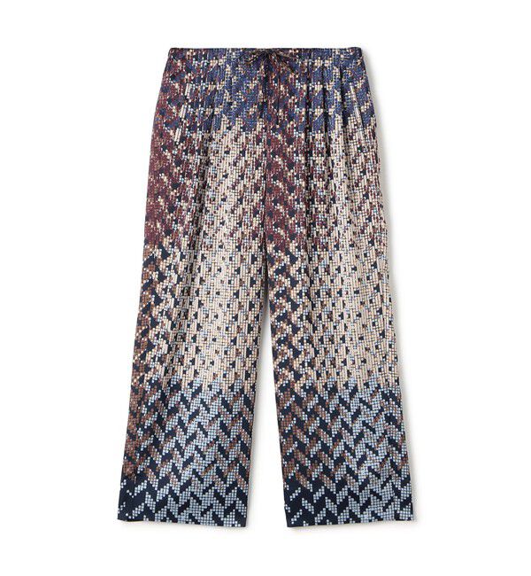 Ballsey「プリズムプリント タックドロストパンツ」|その他|68 ブルー系