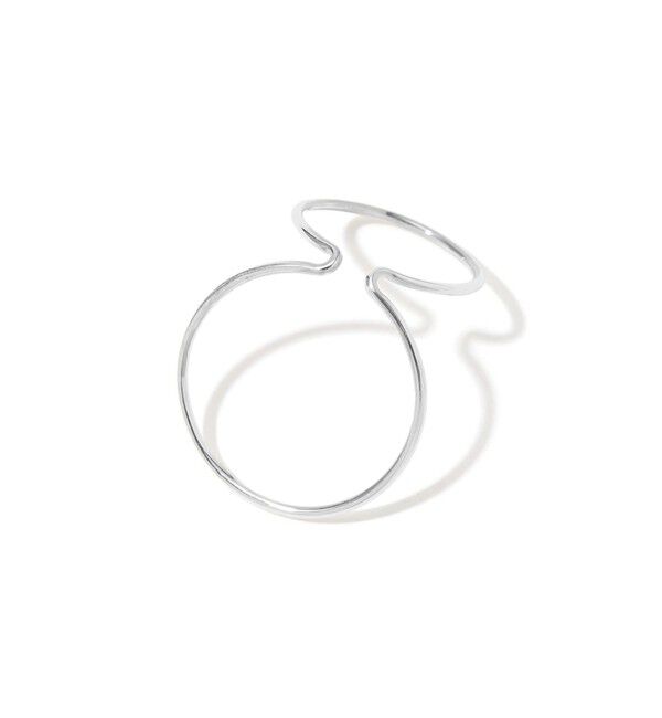 TOMORROWLAND GOODS「SASKIA DIEZ ダブルサークル イヤーカフ」|イヤーカフ|81 シルバー