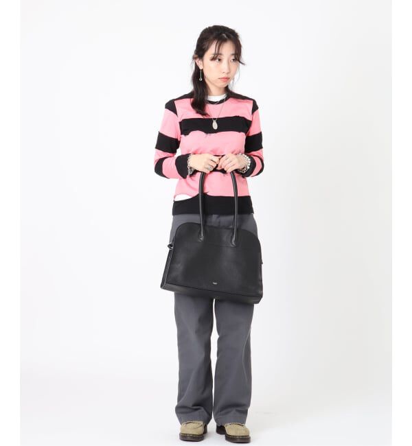  「【blancle/ ブランクレ】S.LETHER Wide boston」|ボストンバッグ|