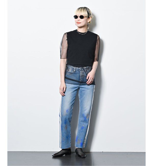  「[THE MOOD] ノースリーブショートTEE」|Tシャツ・カットソー|