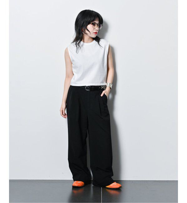  「[THE MOOD] ノースリーブショートTEE」|Tシャツ・カットソー|