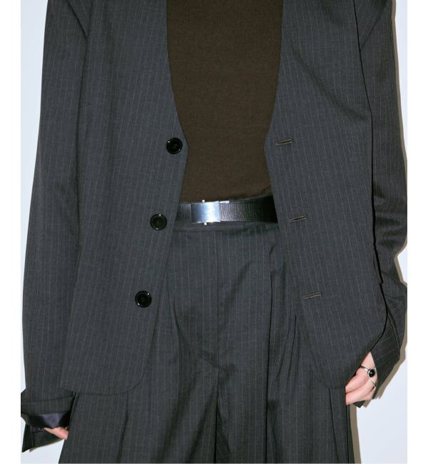  「SHORT NO COLLAR ジャケット」|その他|