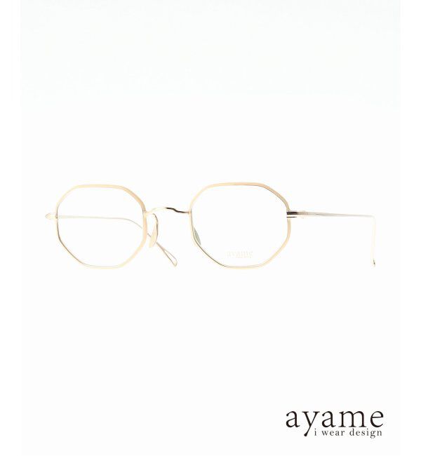 EYETHINK「【ayame/アヤメ】別注 OCTA45  BEWG  EX Optical」|メガネ|ベージュ