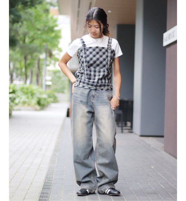 JOINT WORKS「ヴィンテージウォッシュ バギージーンズ / Vintage Wash Baggy Jeans」|デニム|