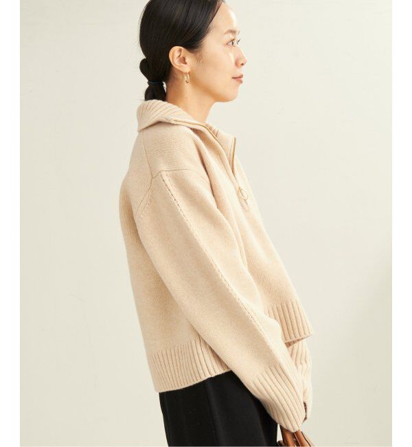 Plage「pooginook zip up ニット」|ニット・セーター|