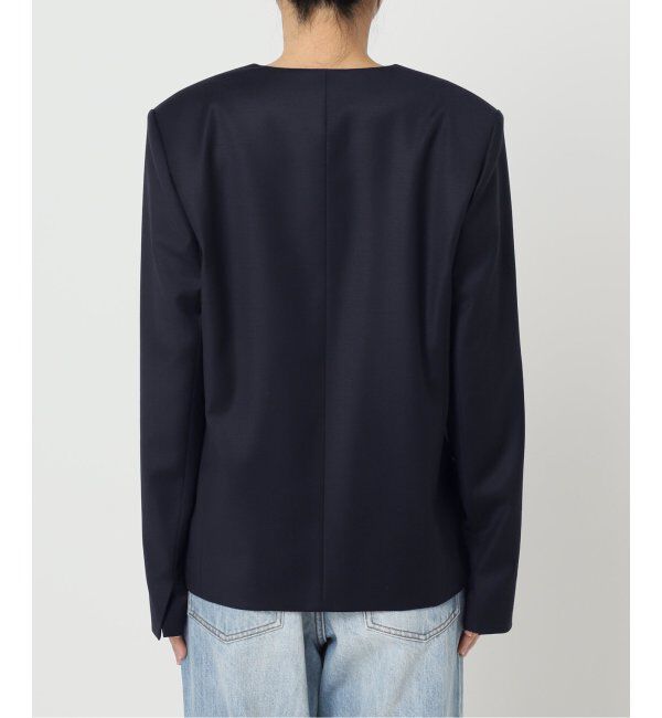 Plage「WO SE SH ジャケット」|ノーカラージャケット|