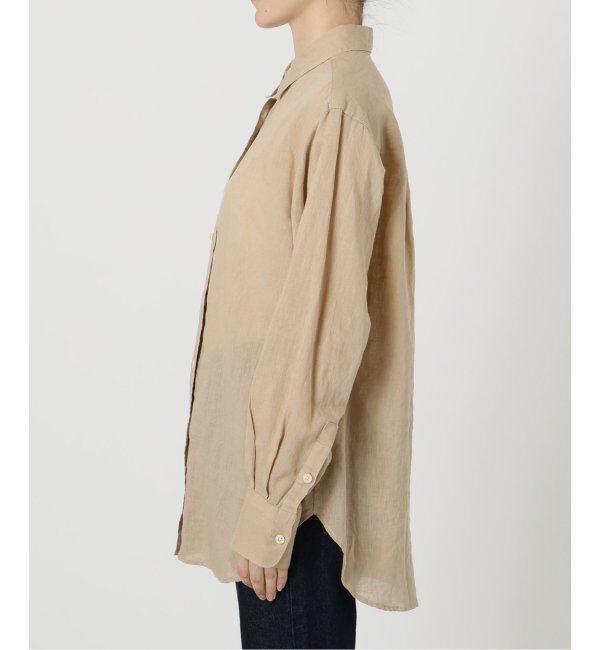 SLOBE IENA「《追加2》リネンコットンレギュラーシャツ」|シャツ・ブラウス|
