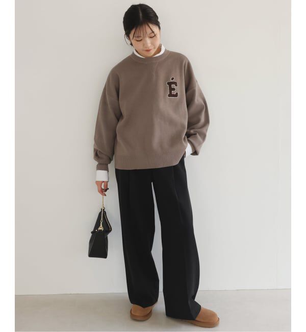 SLOBE IENA「《WEBのみ4サイズ展開》TRワイドトラウザー」|スラックス|