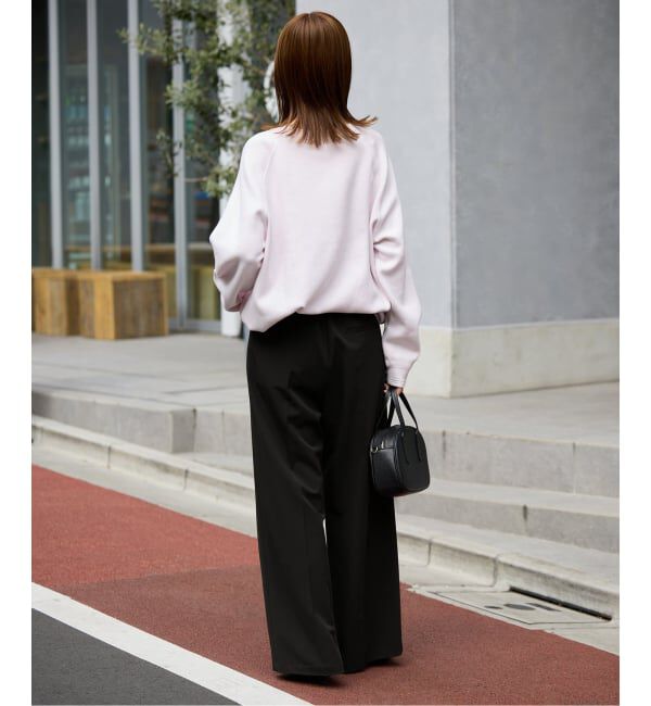 SLOBE IENA「《WEBのみ4サイズ展開》TRワイドトラウザー」|スラックス|