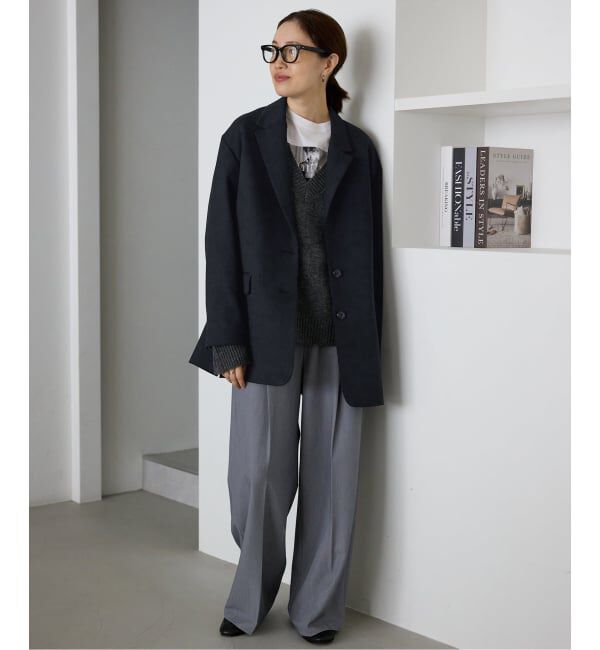 SLOBE IENA「《WEBのみ4サイズ展開》TRワイドトラウザー」|スラックス|