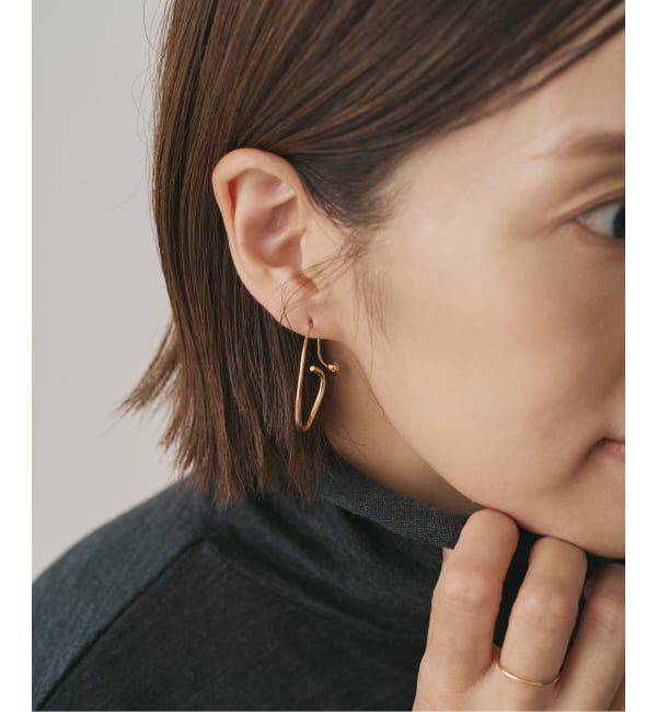 IENA「BAR Jewellery/バージュエリー COVE PIERCE ピアス(両耳)」|ピアス|