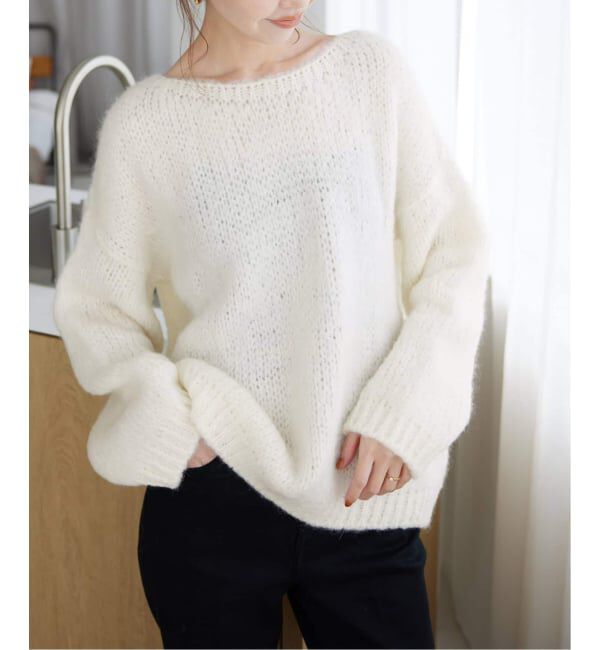 SLOBE IENA「《追加3》TRICOTS JEAN MARC/トリコットジーンマルク SLOBE別注 PO KNIT」|ニット・セーター|