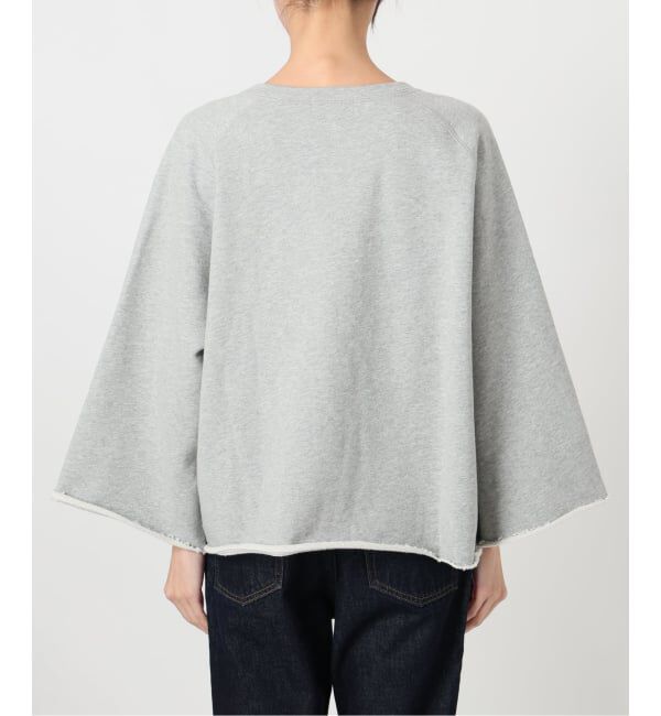 SLOBE IENA「《追加予約》裏毛スキッパープルオーバー」|スウェット・ジャージ|