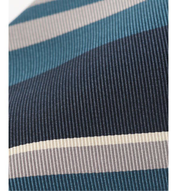 EDIFICE「FRANCO BASSI (フランコ バッシ) コットンシルクマルチストライプタイ U25EE03-H」|ネクタイ・蝶ネクタイ|