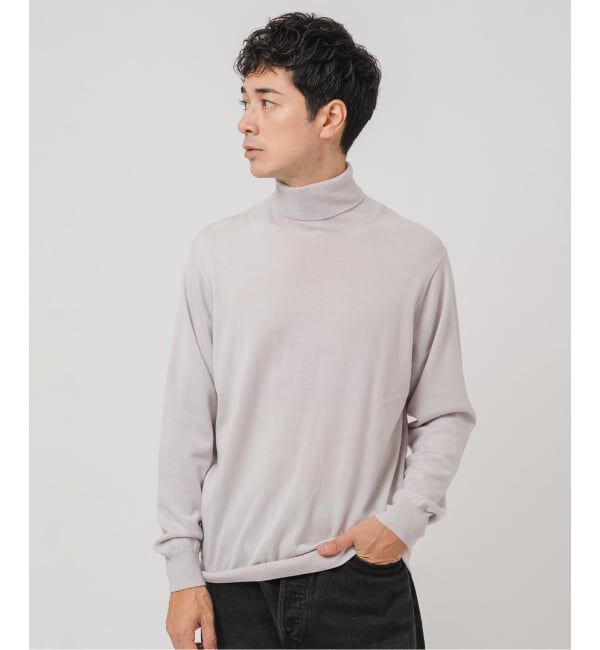 EDIFICE「14ゲージ ウール タートルネックニット」|ニット・セーター|
