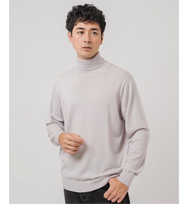 EDIFICE「14ゲージ ウール タートルネックニット」|ニット・セーター|