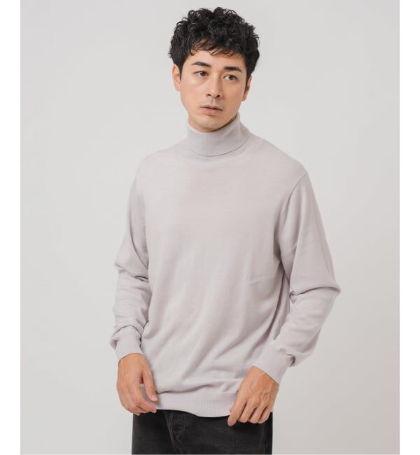 EDIFICE「14ゲージ ウール タートルネックニット」|ニット・セーター|