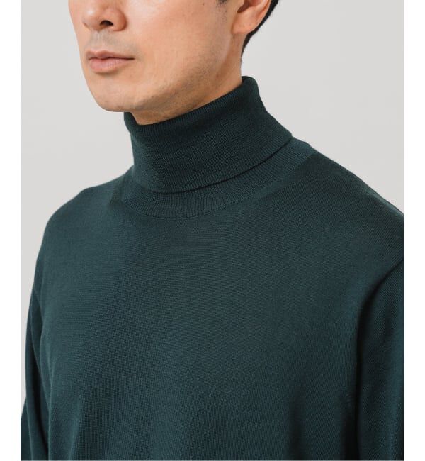 EDIFICE「14ゲージ ウール タートルネックニット」|ニット・セーター|