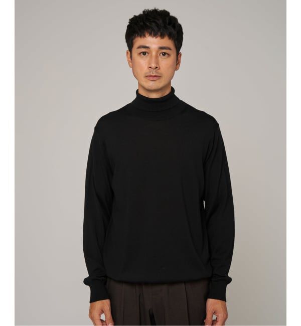 EDIFICE「14ゲージ ウール タートルネックニット」|ニット・セーター|
