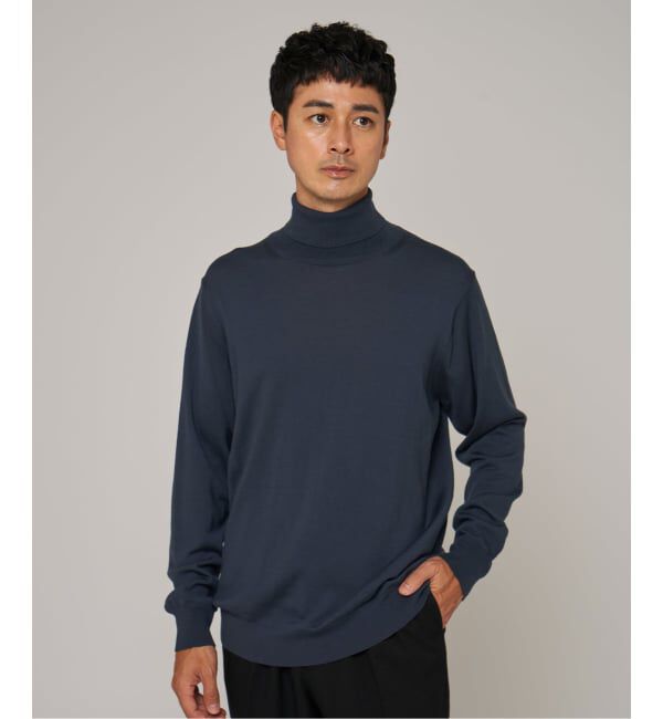 EDIFICE「14ゲージ ウール タートルネックニット」|ニット・セーター|