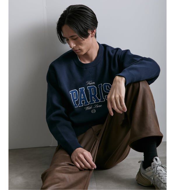 Paris Saint-Germain「【Paris Saint-Germain 】JP ChenilleSweat From Paris With Love」|ニット・セーター|