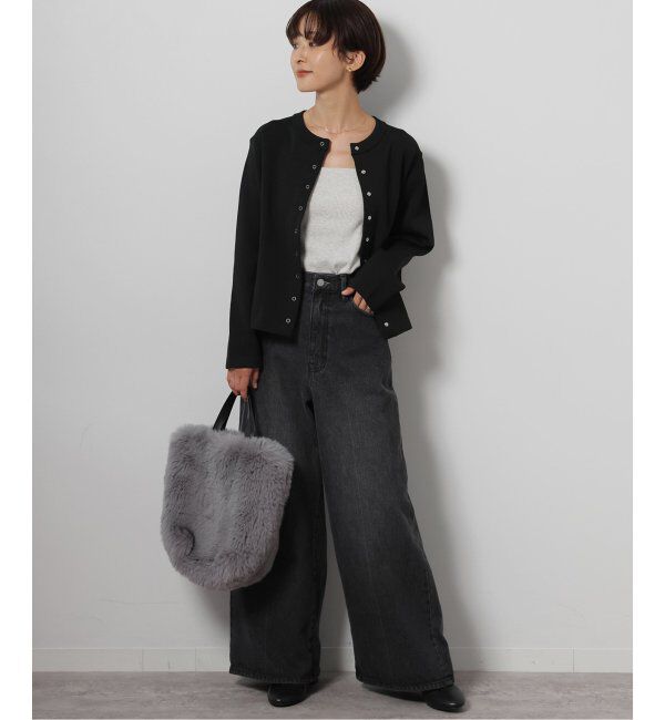 JOURNAL STANDARD relume「《WEB限定追加2》ウォッシャブルスポンジニットクルーネックカーディガン」|カーディガン|