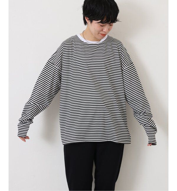 journal standard luxe「コンパクトジャージー クルーネックBigプルオーバー」|Tシャツ・カットソー|