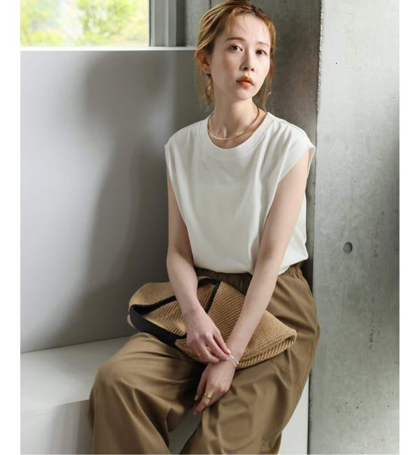 JOURNAL STANDARD「《追加2》汗ジミ防止天竺ノースリーブ」|Tシャツ・カットソー|