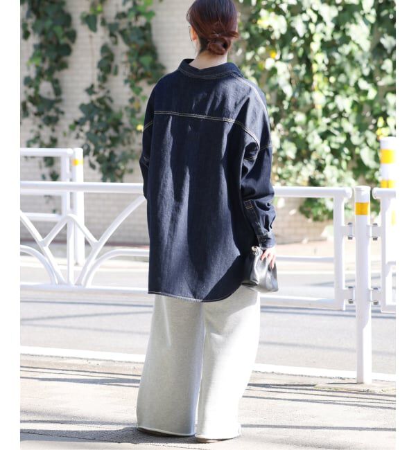 JOURNAL STANDARD relume「《追加》【LANCER/ランサー】デニムビッグシャツ」|シャツ・ブラウス|