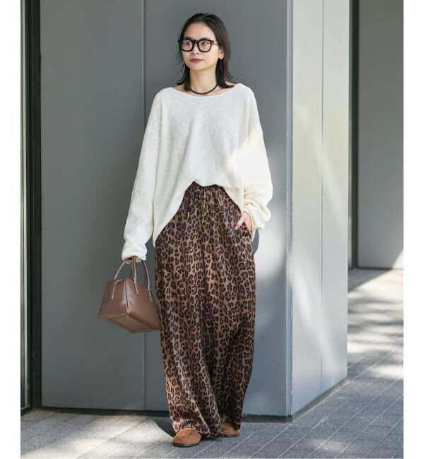 JOURNAL STANDARD「レオパードプリントギャザーパンツ」|その他|