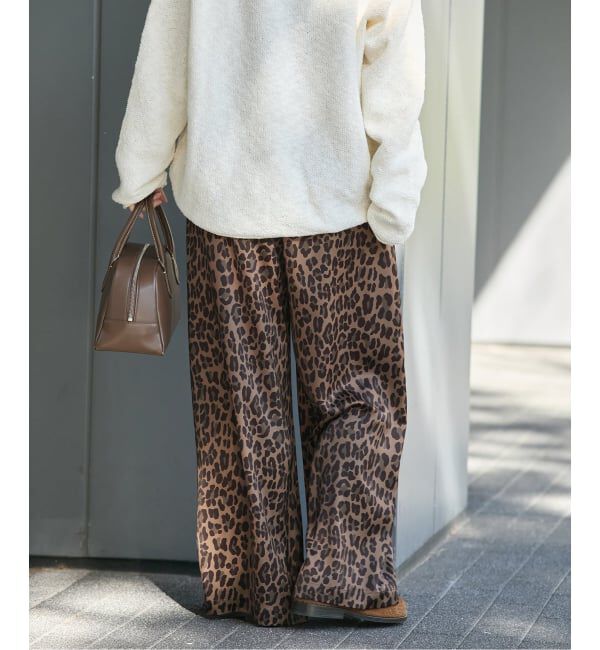 JOURNAL STANDARD「レオパードプリントギャザーパンツ」|その他|