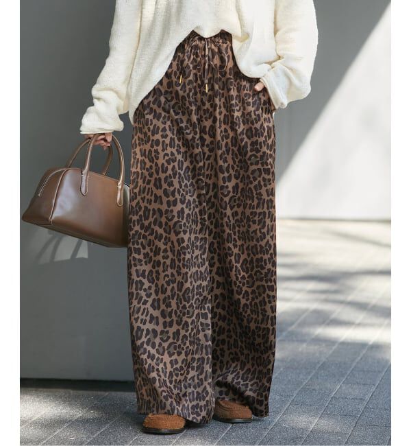 JOURNAL STANDARD「レオパードプリントギャザーパンツ」|その他|