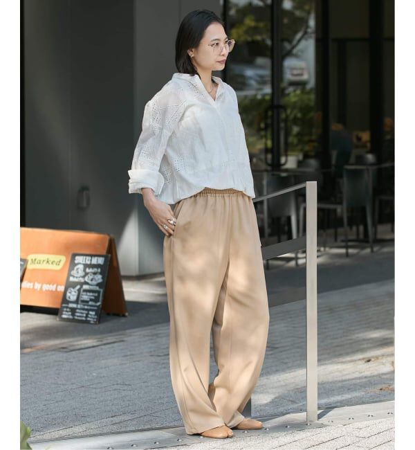 JOURNAL STANDARD「《追加3》ライクストレッチワイドパンツ」|その他|