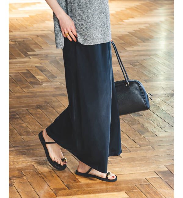 NOBLE「《追加2》キュプラナローAラインスカート」|スカート|