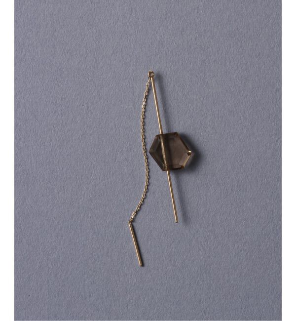 Lilas by Spick&Span「スラストスモーキーアメリカンピアス K10（片耳）」|ピアス|