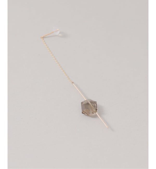 Lilas by Spick&Span「スラストスモーキーアメリカンピアス K10（片耳）」|ピアス|