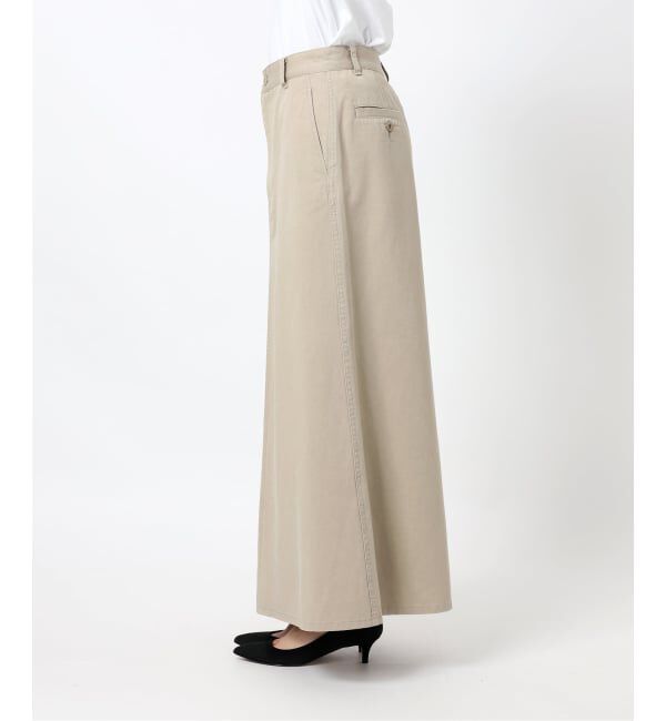 Spick and Span「ウォッシュドツイルナロースカート」|スカート|