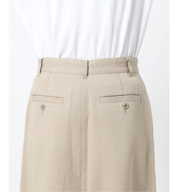 Spick and Span「ウォッシュドツイルナロースカート」|スカート|