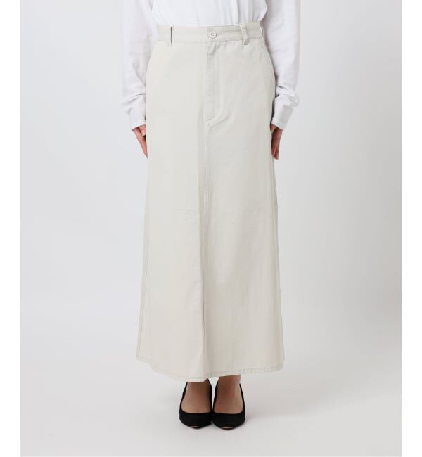 Spick and Span「ウォッシュドツイルナロースカート」|スカート|