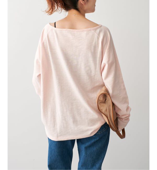 Spick and Span「《WEB限定 / 追加》コットンスラブクルーネックプルオーバー」|Tシャツ・カットソー|