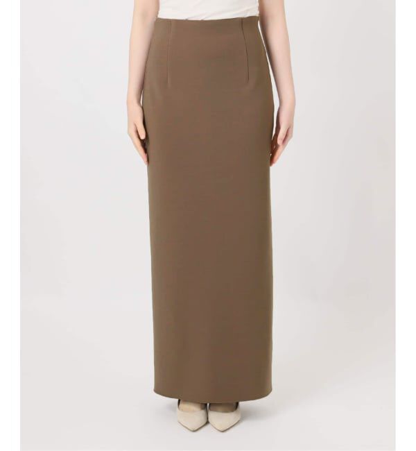 NOBLE「《追加》【洗える】コンフォートジャージーライクタイトスカート9」|スカート|