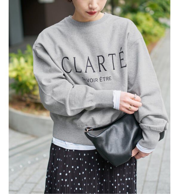 Spick and Span「ロゴ刺繍スウェット」|スウェット・ジャージ|グレーA