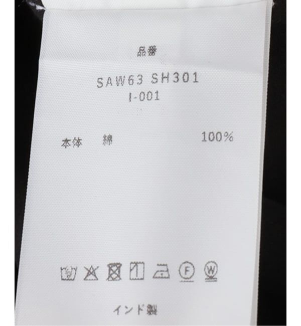 FRAMeWORK「SEEALL/シーオール OVERSIZED TAXIDO SHIRTS」|シャツ・ブラウス|