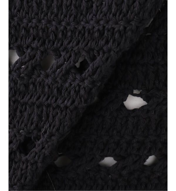 FRAMeWORK「SEEALL/シーオールCROCHET TIED TOP」|ニット・セーター|