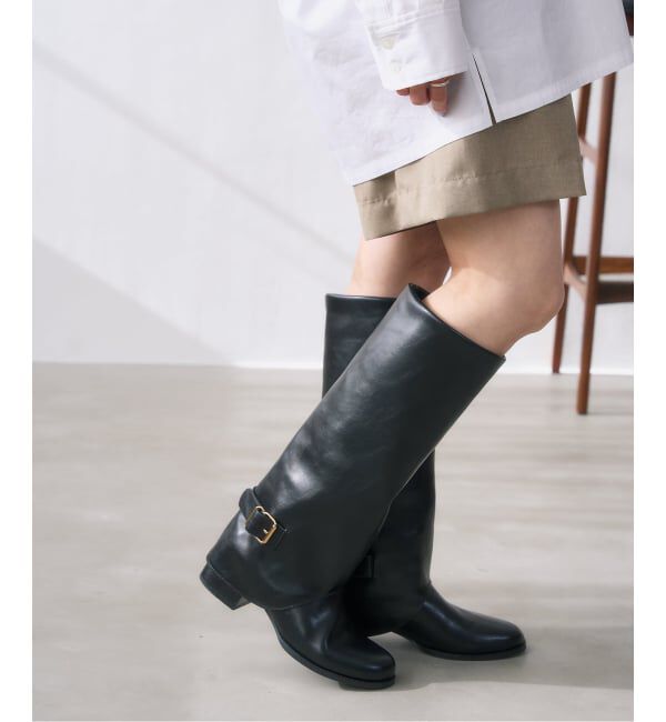  「《追加》5cmワイドシャフトカバーブーツ」|ロングブーツ|