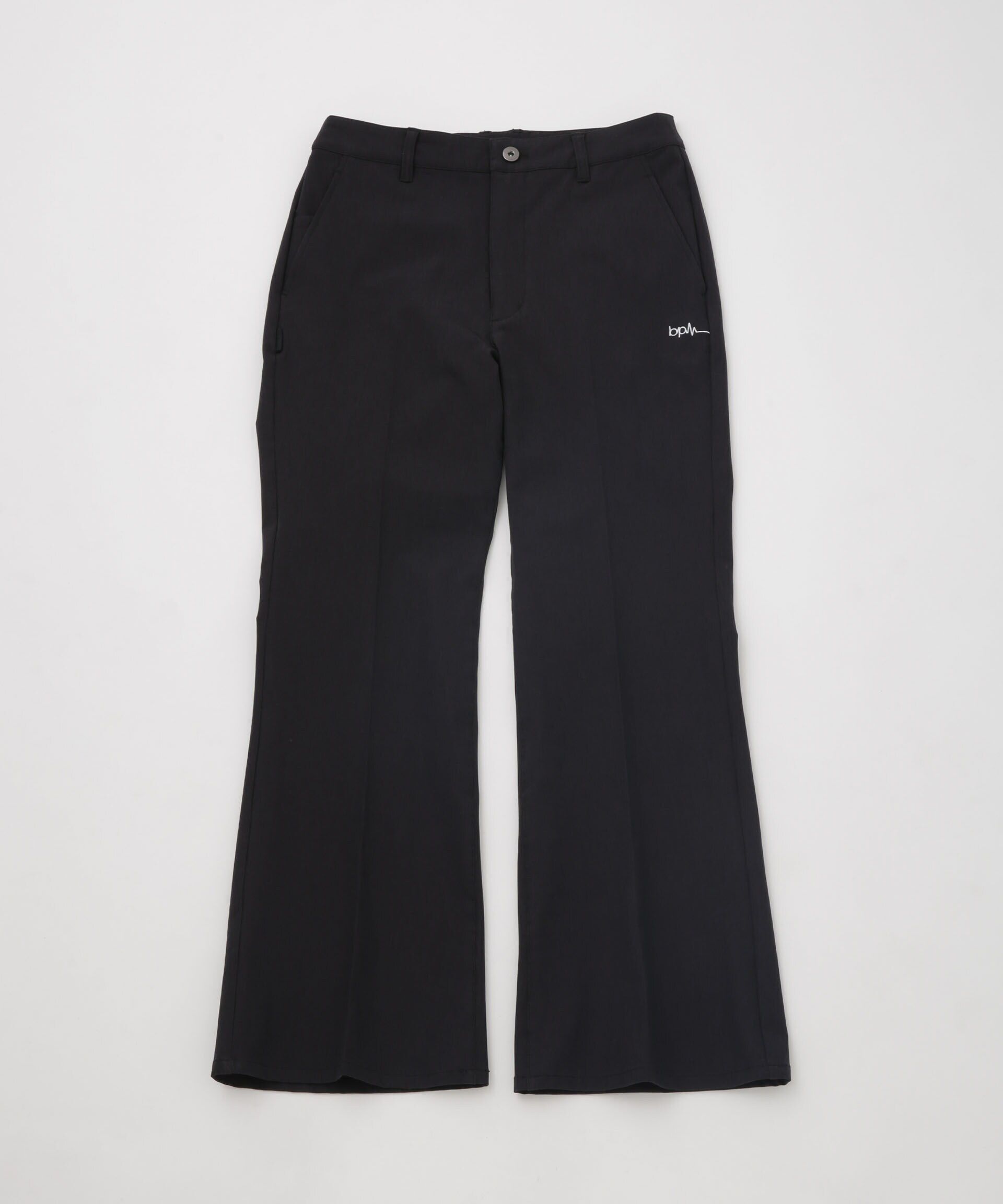 nano･universe「beats per minute/タック入りフレアパンツ」|チノ|