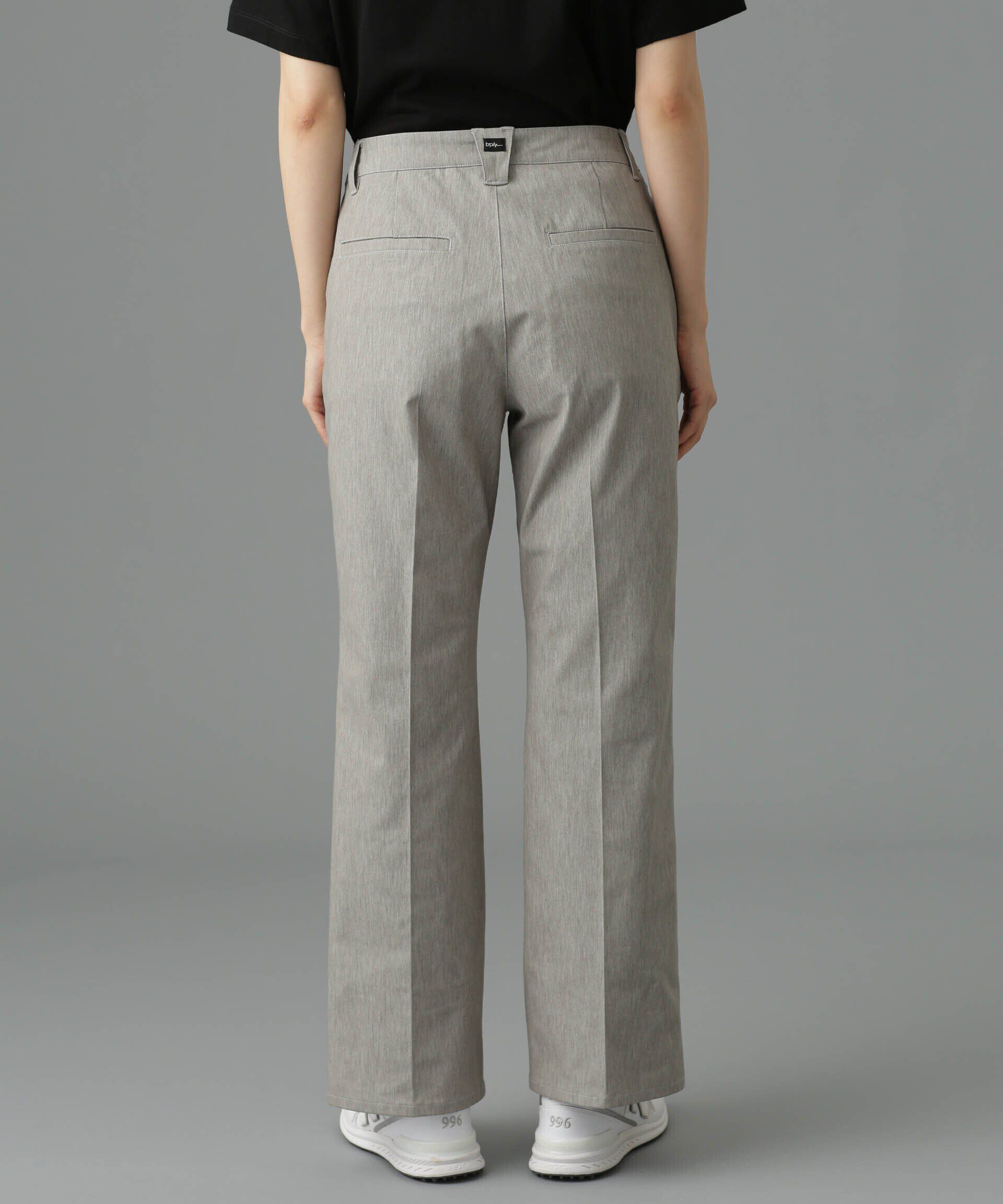 nano･universe「beats per minute/タック入りフレアパンツ」|チノ|