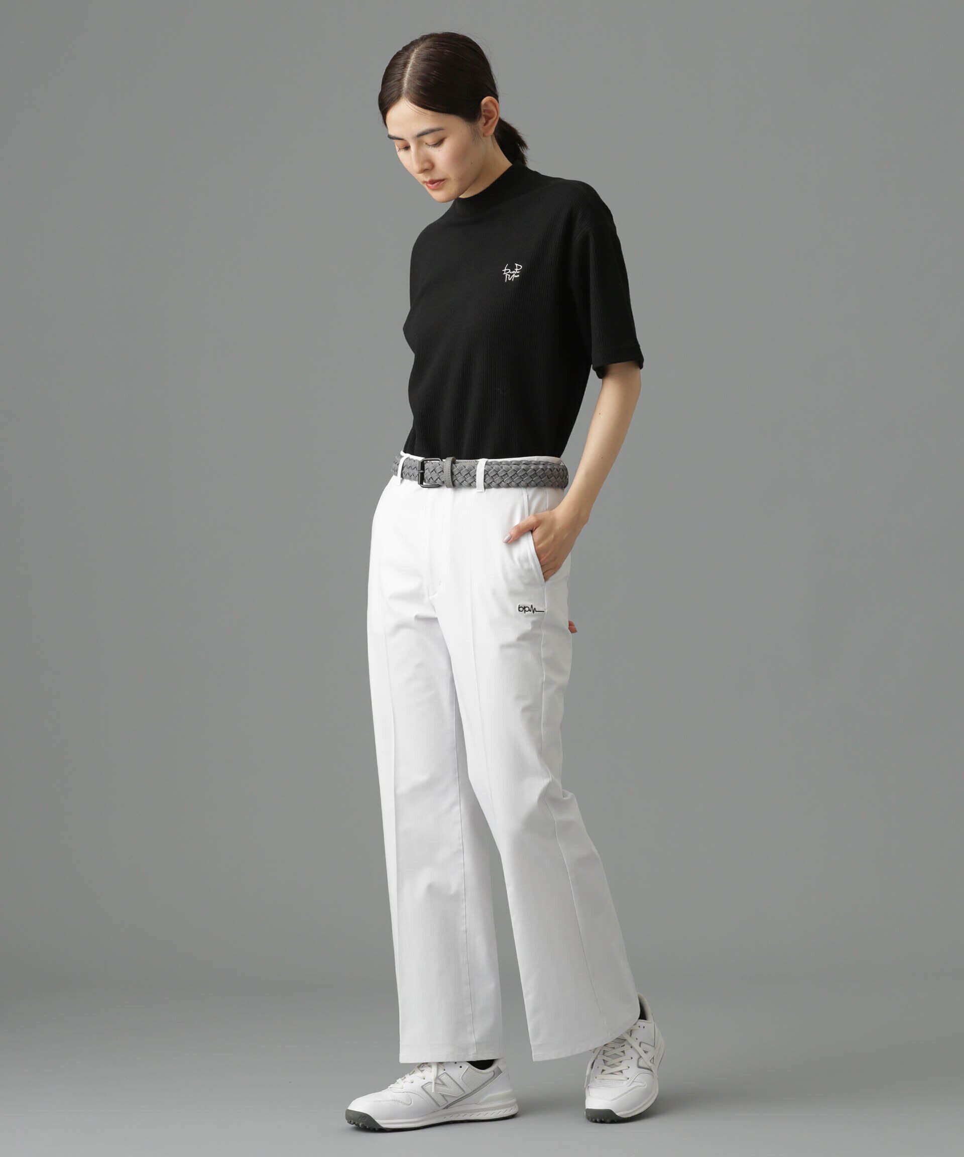 nano･universe「beats per minute/タック入りフレアパンツ」|チノ|