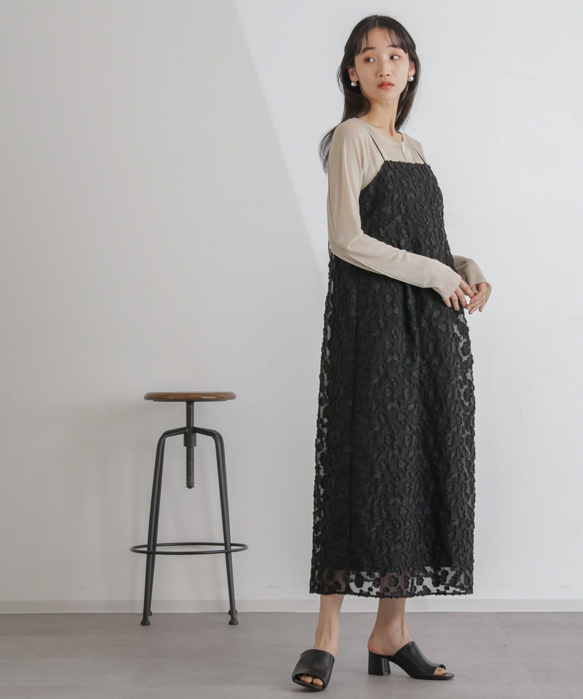 nano･universe「シアージャガードキャミワンピース」|ワンピース|